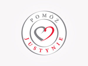 Pomóż Justynie - projekt logo
