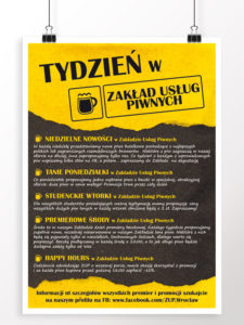 Tydzień w ZUP - projekt plakatu