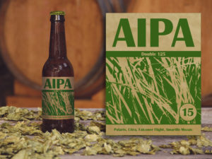 etykieta na piwo w stylu AIPA