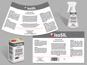 Projekty etykiet na środek IsoSIL
