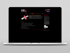 strona www Piro Design