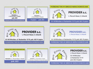 Real Estate Provider - tabliczki